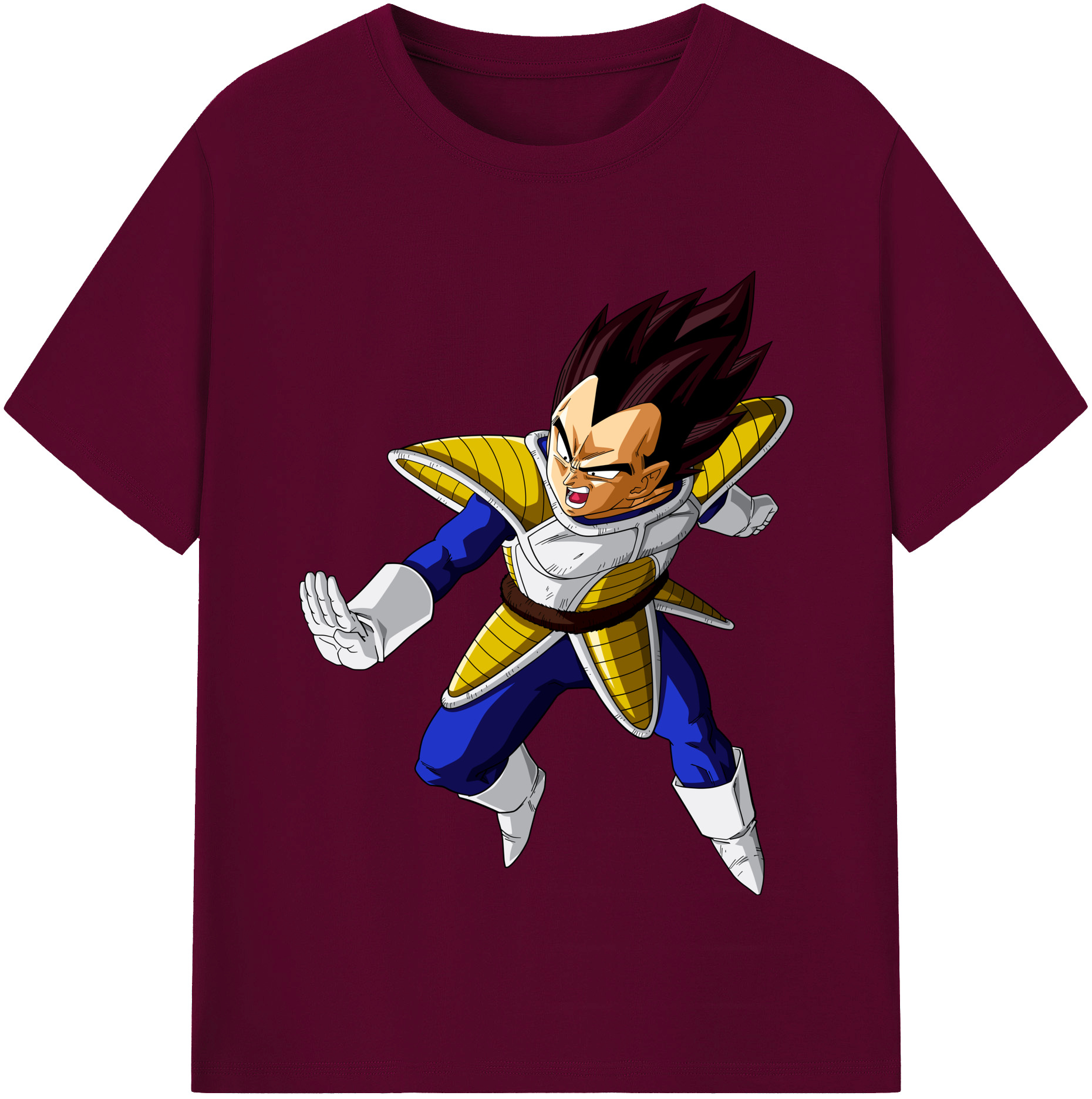 （画像用） ドラゴンボール ベジータ四世（Bejīta Yonsei）DRAGON BALL Vegeta IV レディースカジュアルプリントTシャツ（綿100％）